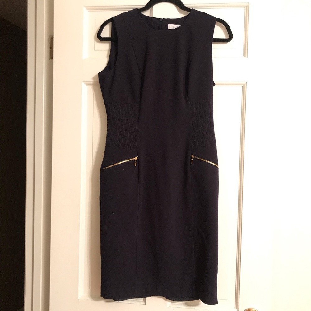 Deep Navy Blue Calvin Klein Dress